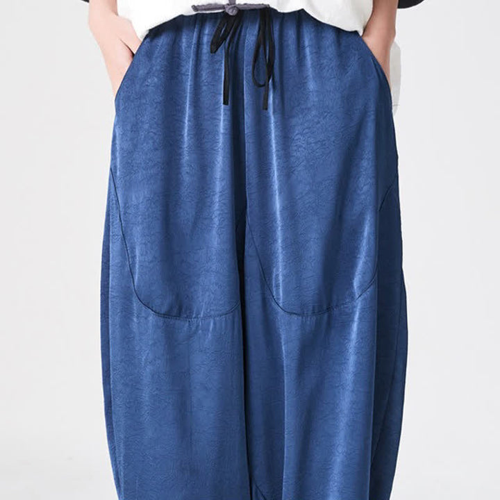 Buddha Stones Summer Casual Patch Pocket Solid Men's Harem Pants With Pockets - image 9