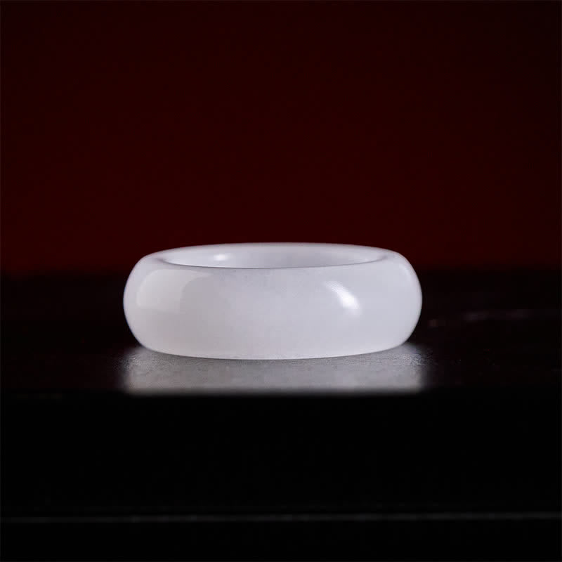 Buddha Stones Natural Golden Silk Jade Wealth Ring - image 3