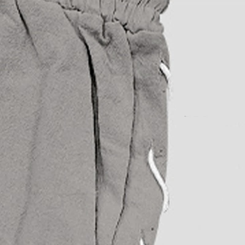 Buddha Stones Summer Casual Drawstring Side Slit Solid Bermuda Shorts Men's Straight Leg Pants With Pockets - image 40