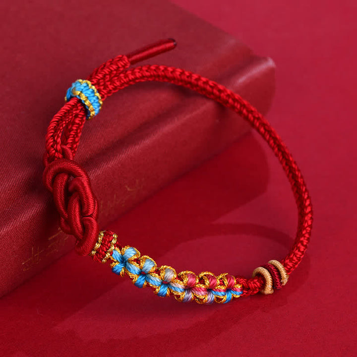 Buddha Stones Hand-Woven Red String Chinese Knotting Luck Bracelet - image 3