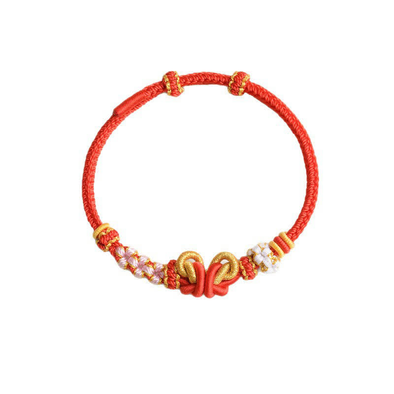 Buddha Stones Handmade Woven Butterfly Luck Adjustable String Bracelet - image 10