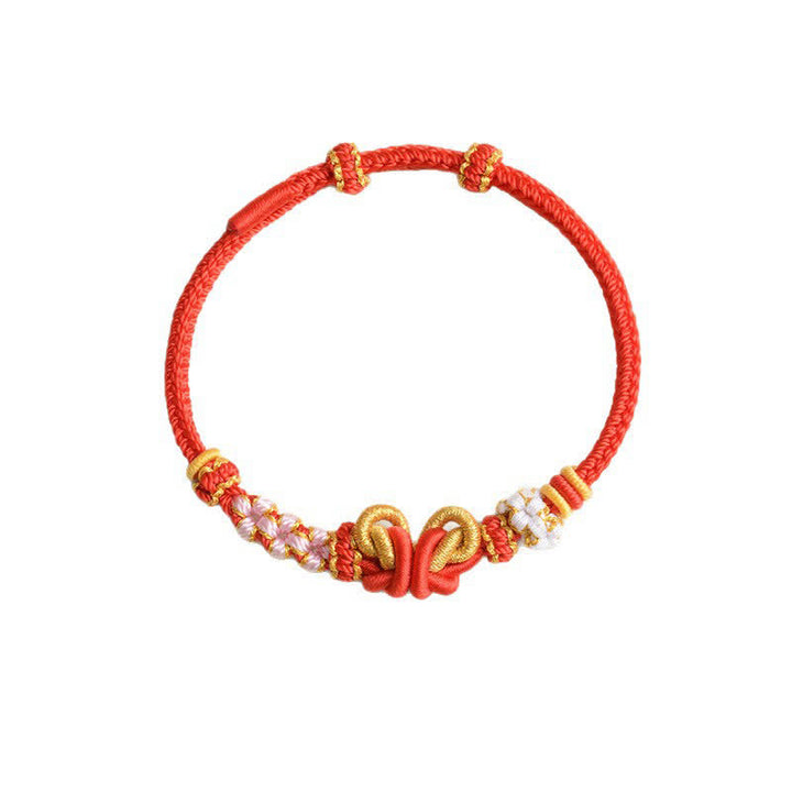 Buddha Stones Handmade Woven Butterfly Luck Adjustable String Bracelet - image 10