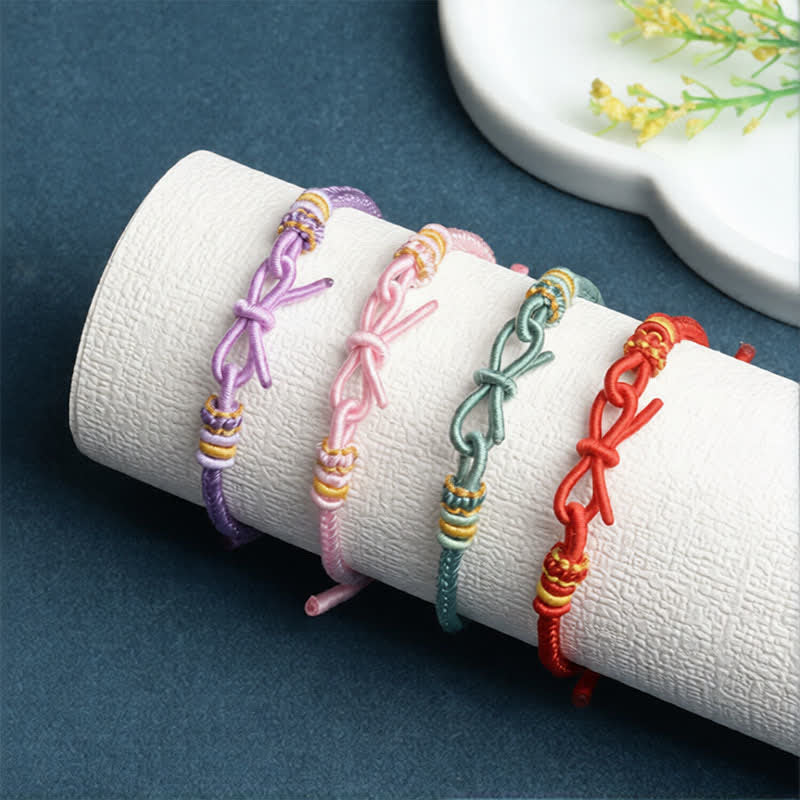 Buddha Stones Hand Woven Butterfly Luck Adjustable Braided Cord Bracelet - image 10