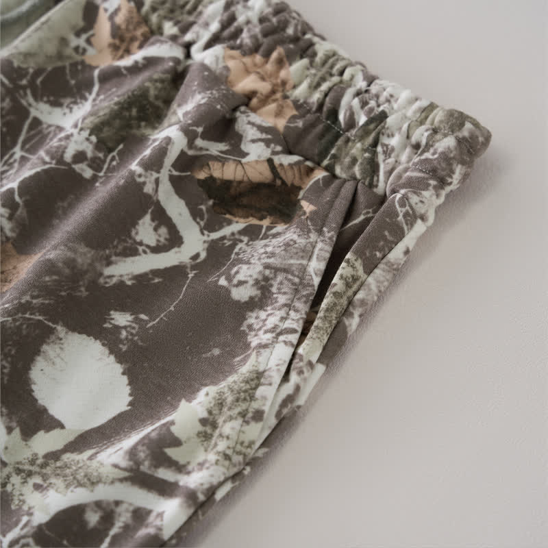 Buddha Stones Summer Casual Drawstring Abstract Maple Leaf Women's Shorts With Pocket - image 3