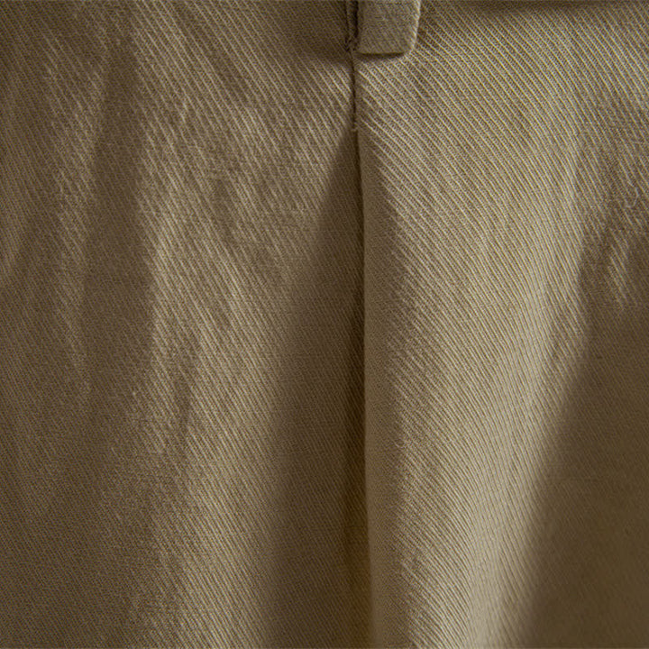 Buddha Stones Summer Casual Classic Zipper Button Solid Bermuda Shorts Men's Straight Leg Pants With Pockets - image 6