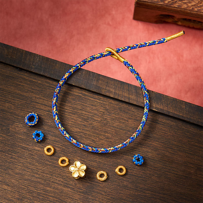 Buddha Stones Hand-Woven String Om Mani Padme Hum Peace Bracelet - image 16