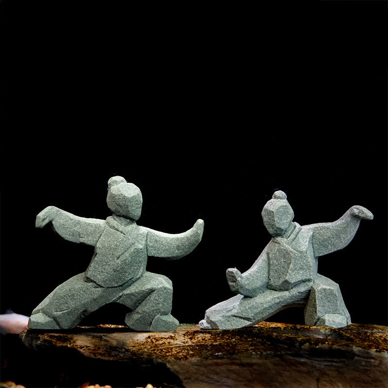 Buddha Stones Resin Yin Yang Balance Tai Chi Figure Mindful Living Decor - image 0
