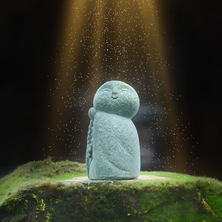 Buddha Stones Resin Small Prayer Ksitigarbha Buddha Compassion Meditation Statue - image 17