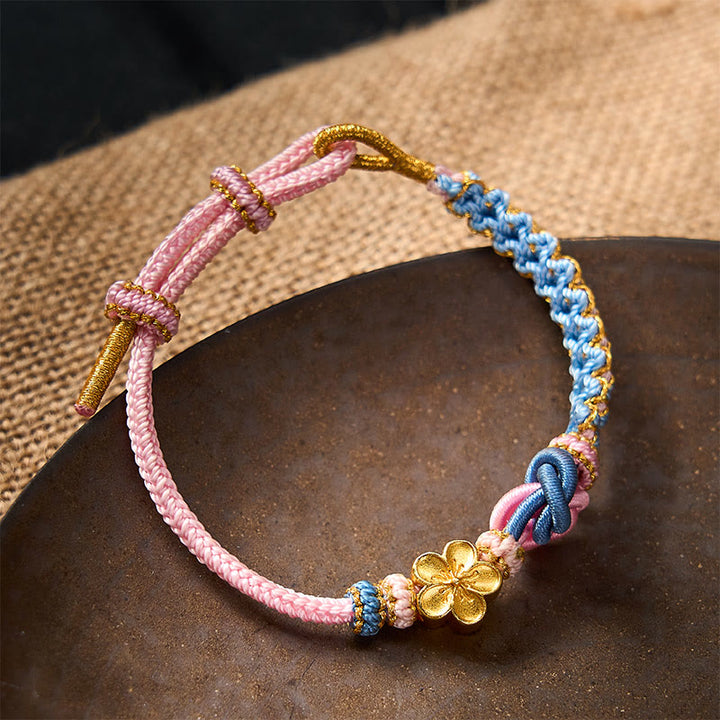 Buddha Stones Mandala Braided Rope Confidence Bracelet - image 27