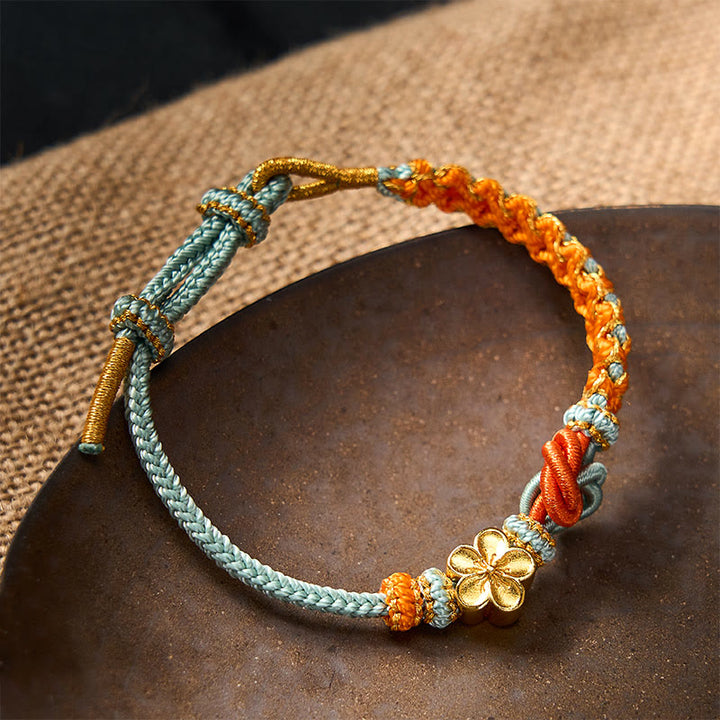 Buddha Stones Mandala Braided Rope Confidence Bracelet - image 10