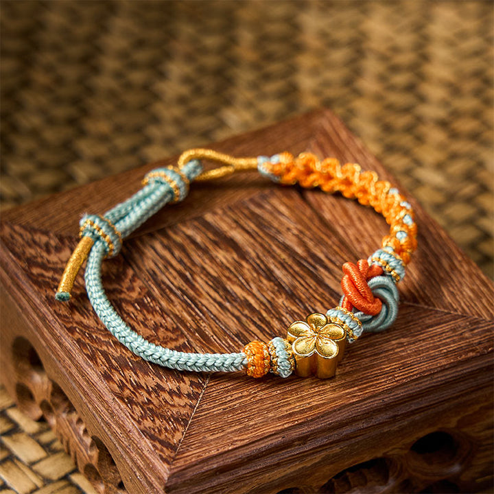 Buddha Stones Mandala Braided Rope Confidence Bracelet - image 12