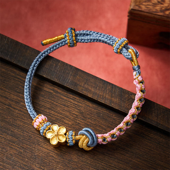 Buddha Stones Braided Rope Knot Adjustable Bracelet - image 33