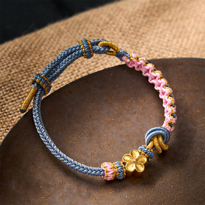 Buddha Stones Braided Rope Knot Adjustable Bracelet - image 34