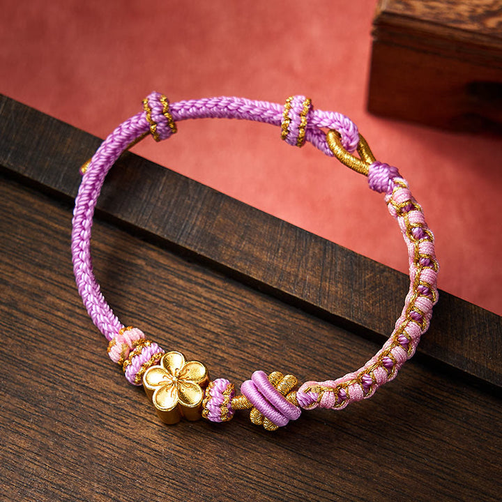 Buddha Stones Braided Rope Knot Adjustable Bracelet - image 27