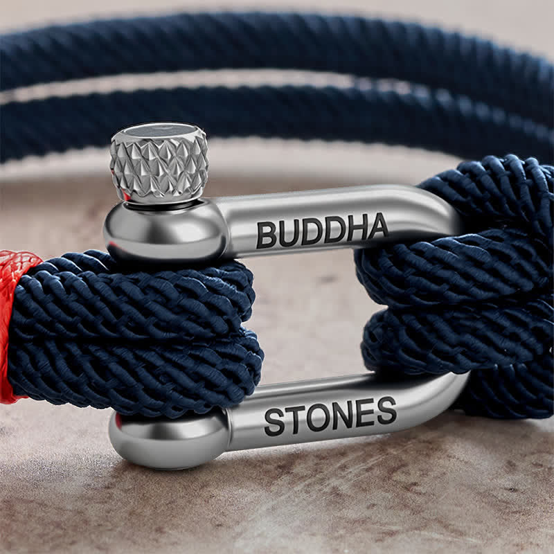 Buddha Stones Titanium Steel Shackle Stimulation Bracelet - image 3