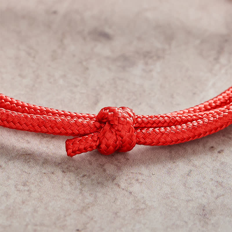 Buddha Stones Double Wrap Braided Rope Whale Connection Bracelet - image 3