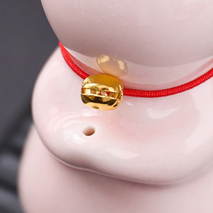 Buddha Stones Ceramic Kawaii Cat Incense Burner with Ash Catching Tray Without Incense - image 10
