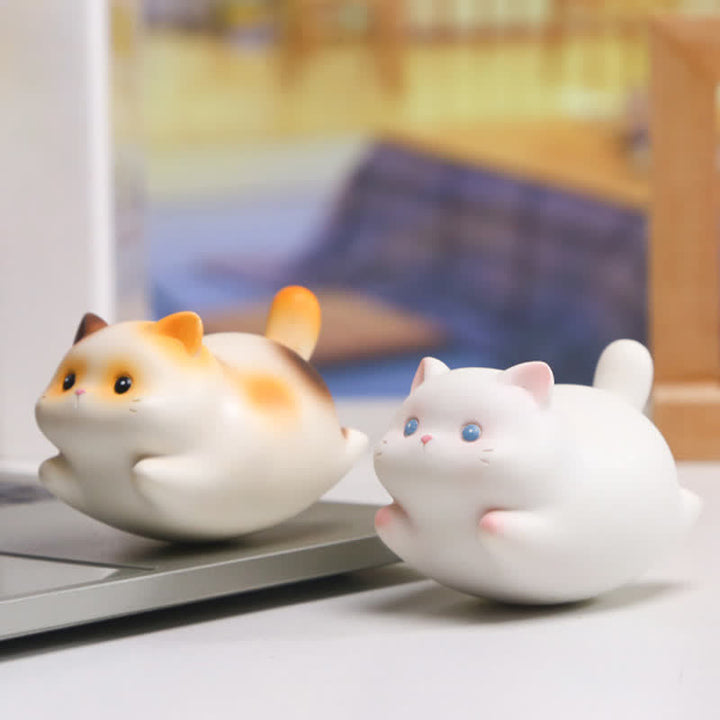 Buddha Stones Resin Cute Wobble Cat Happiness Cartoon Animal Decor - image 11