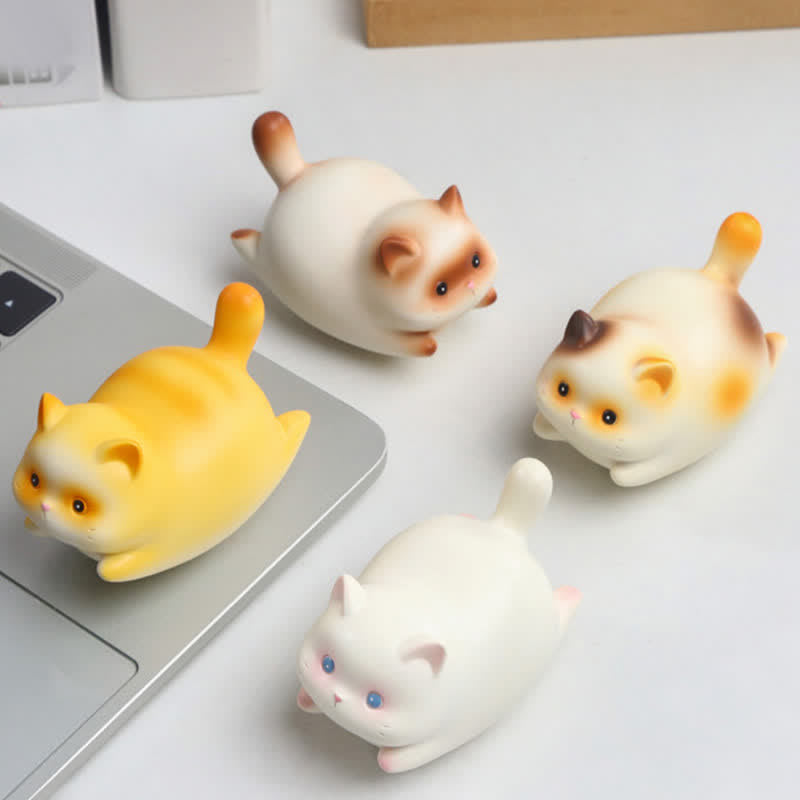 Buddha Stones Resin Cute Wobble Cat Happiness Cartoon Animal Decor - image 5