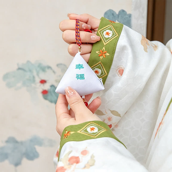 Buddha Stones Embroidery Zongzi Triangle Scorpion Cute Animal Decor - image 19