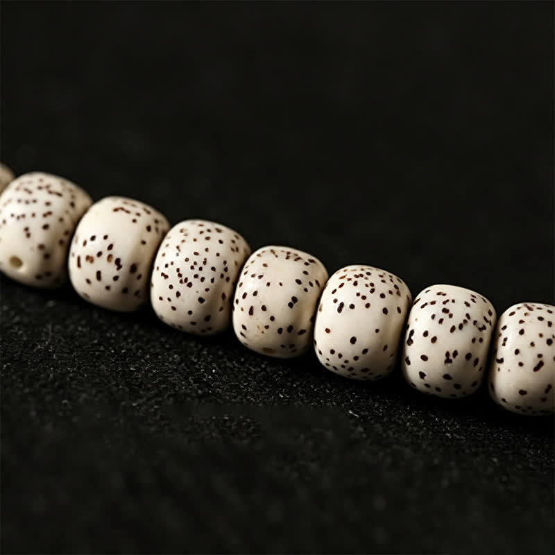 Buddha Stones Star Moon Bodhi Seed Dzi Bead Wisdom Hand-Woven Tibetan 108 Bead Mala - image 11