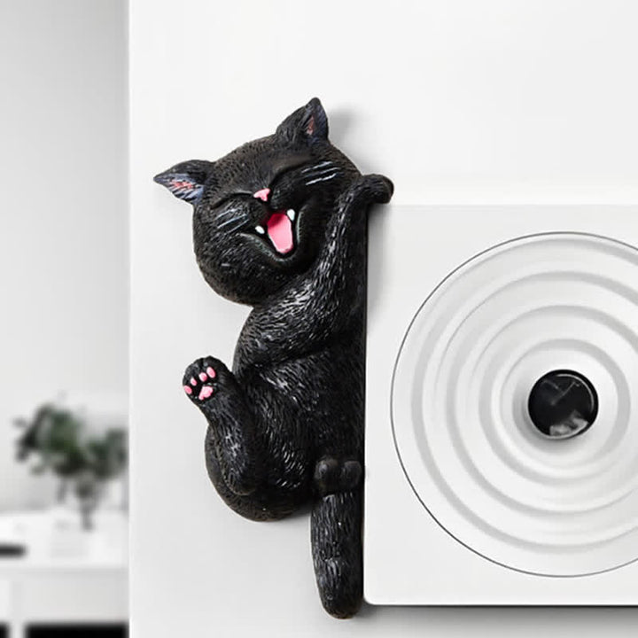 Buddha Stones Painted Resin Cat Switch Cover Cute Animal Decor - image 20