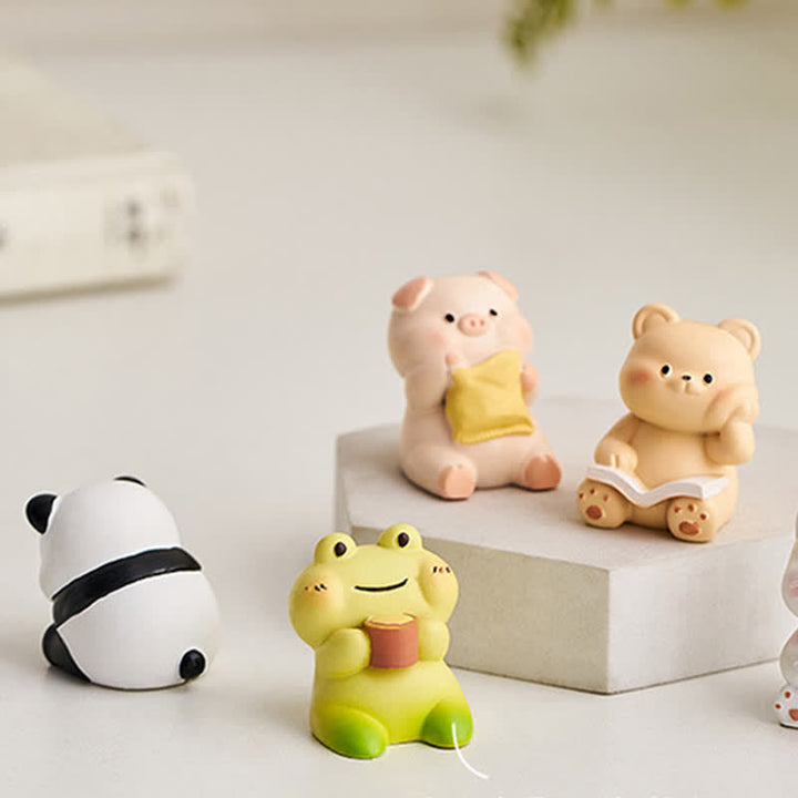 Buddha Stones Resin Kawaii Animal Rocking Chair Comfort Desk Decor - image 14
