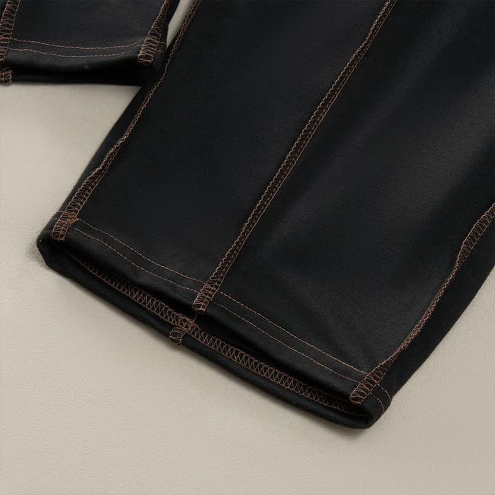 Buddha Stones Summer Casual Minimalist Drawstring Patch Pocket Solid Ankle Pants Women's Straight Leg Pants With Pocket - image 17