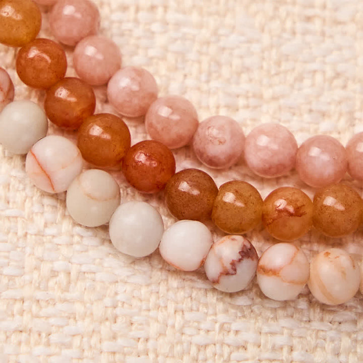 Buddha Stones 3pcs "Build Quiet Confidence" Yellow Aventurine Optimism Bracelet Includes Gift Message Card - image 4