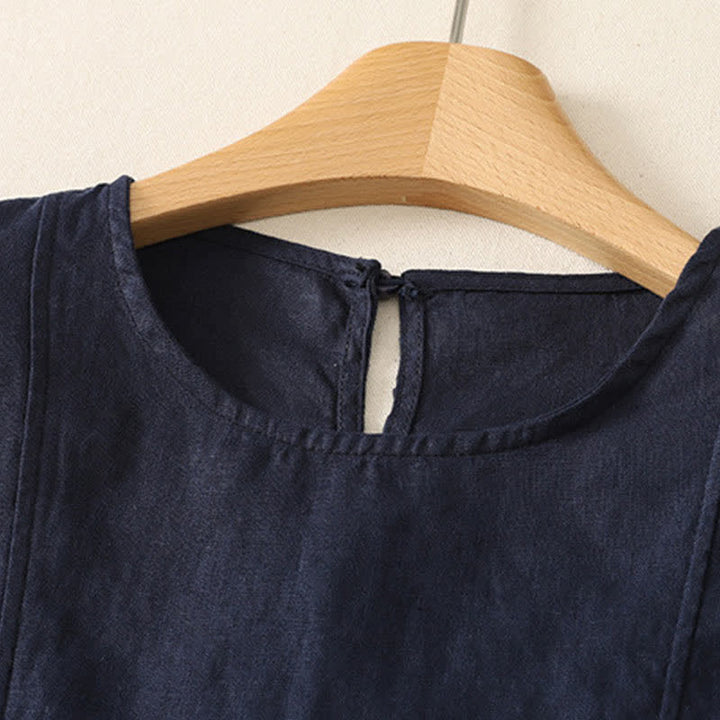 Buddha Stones Summer Casual Elegant Solid Tank Top Women's Sleeveless T-Shirts - image 9