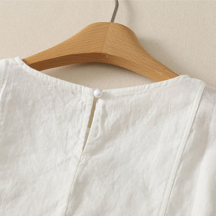 Buddha Stones Summer Casual Elegant Solid Tank Top Women's Sleeveless T-Shirts - image 16