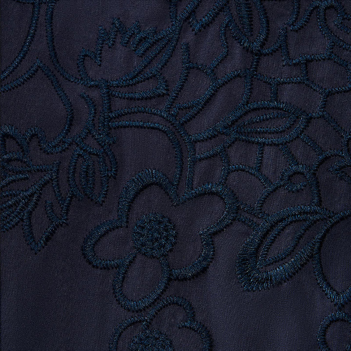 Buddha Stones Summer Vintage Embroidery V-Neck Button-Up Floral Women's Elbow-Length Sleeve Shirts - image 19
