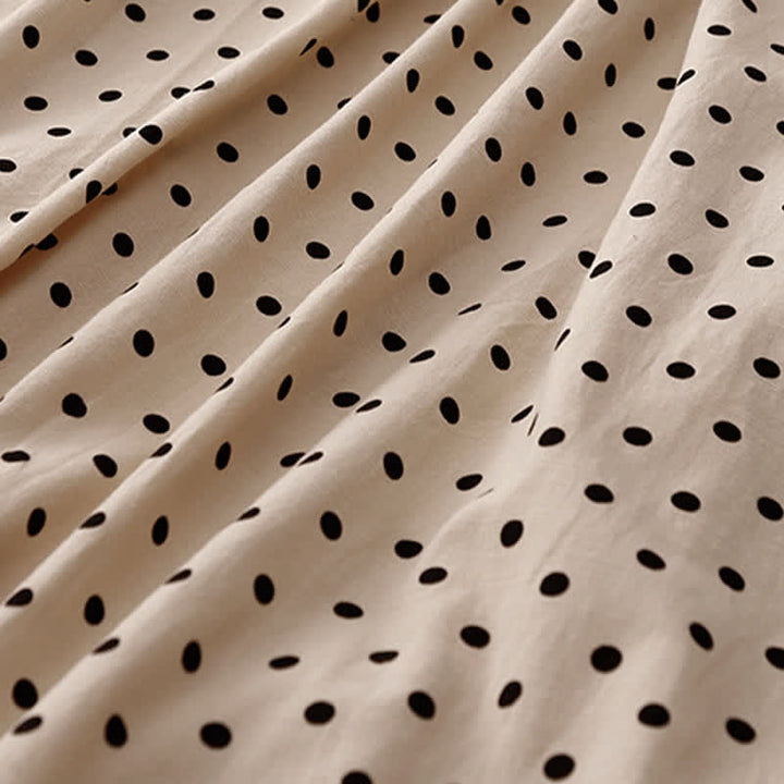 Buddha Stones Summer Vintage Polka Dot Women's Summer Sleeveless Dress - image 7