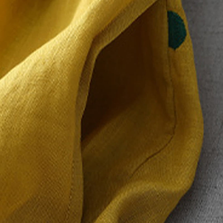 Buddha Stones Summer Casual Boho Drawstring Abstract Polka Dots Women's Short Sleeve Dress With Pocket - image 6