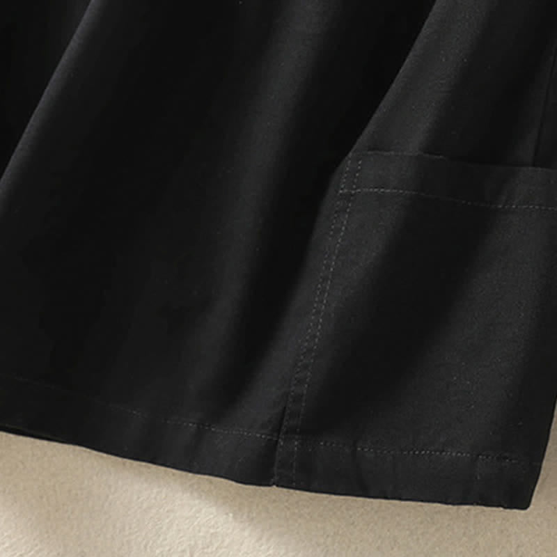 Buddha Stones Summer Casual Minimalist Solid Women's Shorts With Pocket - image 8