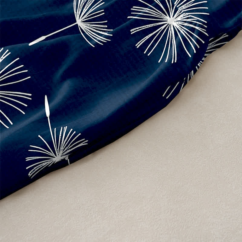 Buddha Stones Summer Casual Dandelion Bloom Pattern Women's Summer Sleeveless Midi Dress With Pockets - image 2