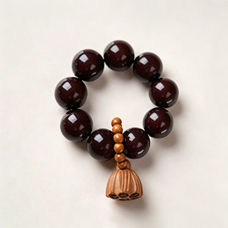 Buddha Stones White Bodhi Seed Lotus Pod Grounding Hand-Polished Tactile Meditation Beads Decorations - Black - White Bodhi Seed (Purity ♥ Clarity) - image 17