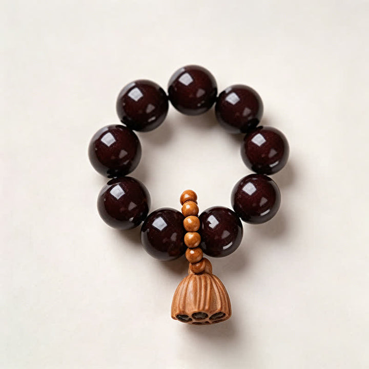 Buddha Stones White Bodhi Seed Lotus Pod Grounding Hand-Polished Tactile Meditation Beads Decorations - Black - White Bodhi Seed (Purity ♥ Clarity) - image 17