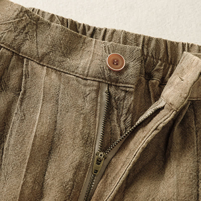Buddha Stones Summer Casual Minimalist Solid Women's Shorts With Pocket - image 3