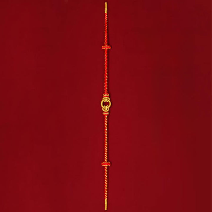 Buddha Stones Red String Chinese Zodiac Luck Braided Knot Bracelet - image 4