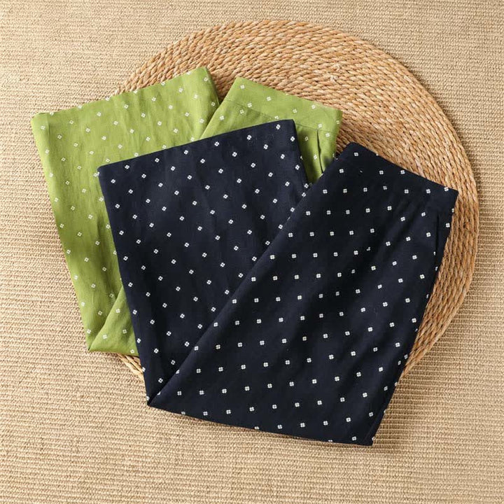 Buddha Stones Summer Casual Vintage Polka Dot Women's Skirts With Pockets - image 11