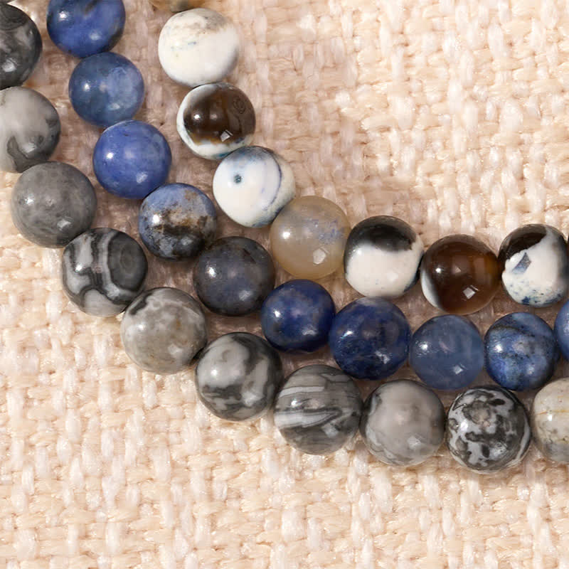 Buddha Stones 3pcs "Ignite Your Grounded Power" Fire Agate Truth Bracelet Includes Gift Message Card - image 4