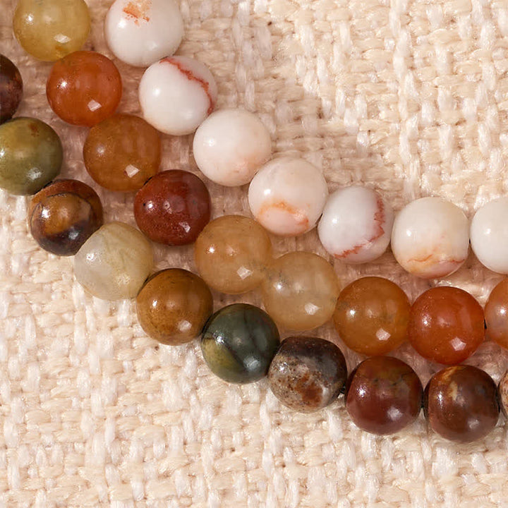Buddha Stones 3pcs "Align with Good Fortune" Yellow Aventurine Lucky Bracelet Includes Gift Message Card - image 4