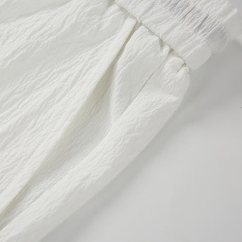 Buddha Stones Summer Casual Tang Style Embroidery Crane Auspicious Clouds Men's Shorts With Pockets - image 13