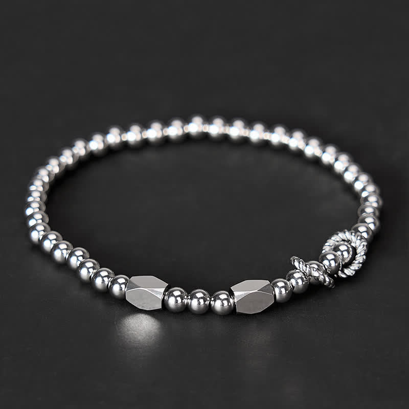 Buddha Stones Wealth Self Care Copper Brass Beads Design Couple Bracelet - image 13