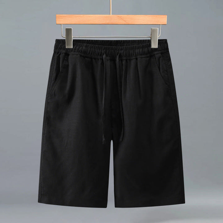 Buddha Stones Summer Casual Minimalist Drawstring Solid Men's Shorts With Pocket - Black - US/UK/AU42，EU52 (3XL) - image 13