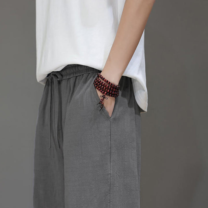 Buddha Stones Summer Men's Straight Leg Pants With Pockets - image 28