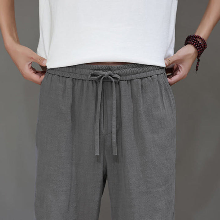 Buddha Stones Summer Men's Straight Leg Pants With Pockets - image 27