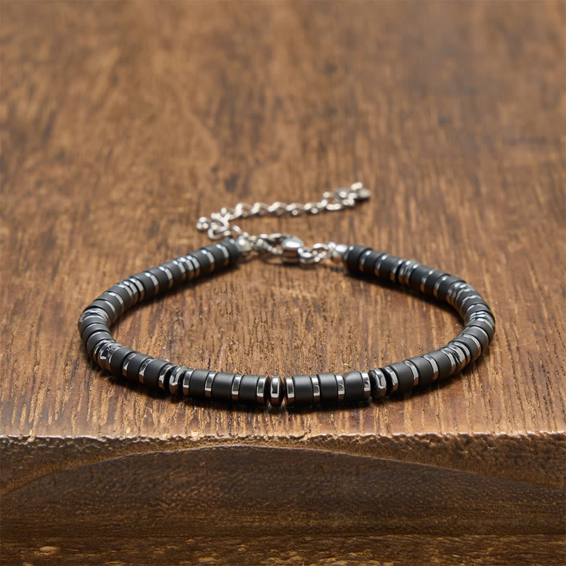 Buddha Stones Natural Lapis Lazuli Amethyst Frosted Stone Protective Bead Bracelet - Frosted Stone(Wrist Circumference: 15-18cm) - image 10