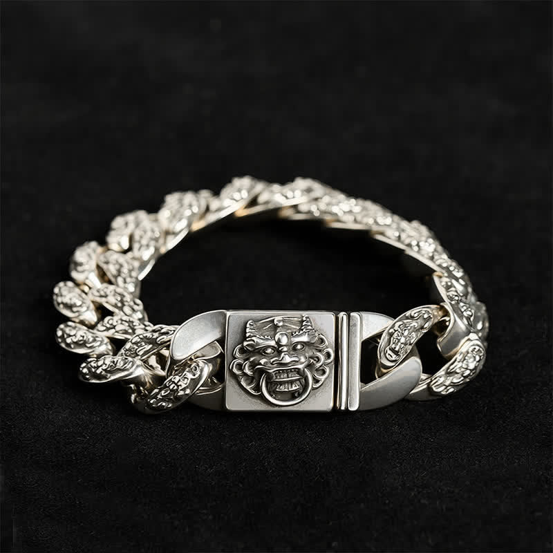 Buddha Stones Two Tone Copper Pi Xiu Auspicioisness Bracelet - 7.5–7.9 in (19–20 cm) - image 0